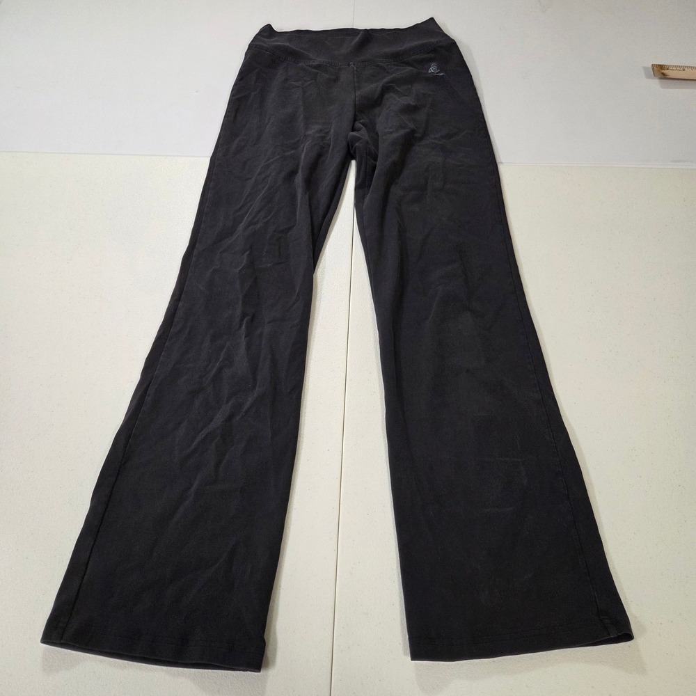 Patagonia Rhythm Black Yoga Pants Womens Small Flare Leg Organic Cotton Stretch